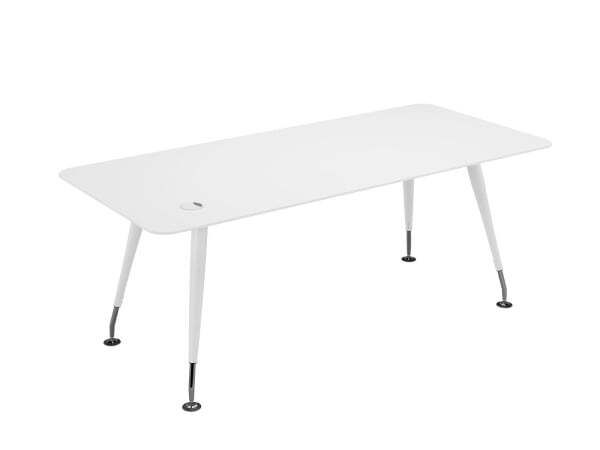 Стол руководителя Emporio EMP102.HGW 2000x900x757 (Белый глянецБелый)