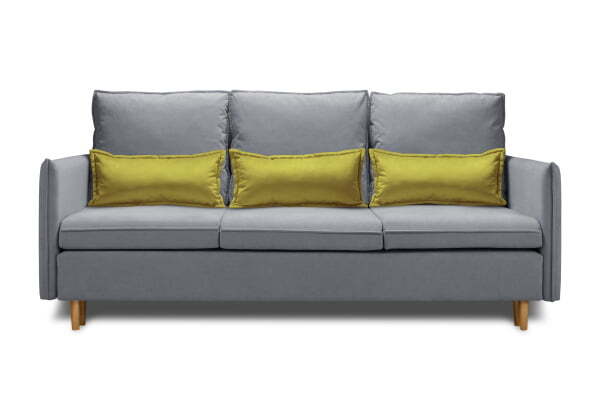 Диван 3-местный раскладной Oliver (2120x1000x960) Серый (Серый)