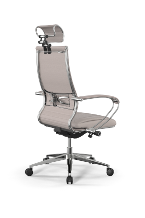 Кресло для руководителя Метта Samurai L2-8K - Infinity /Kc04/Wm06/K2cL/H2cL-3D(M26.B32.G25.W03) (Светло-бежевый)