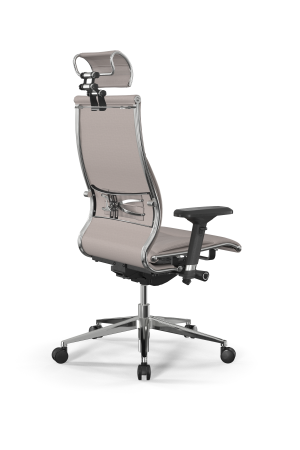Кресло для руководителя Метта Samurai L2-10D - Infinity /Kc06/Nc06/D04P/H2cL-3D(M26.B32.G25.W03) (Светло-бежевый)
