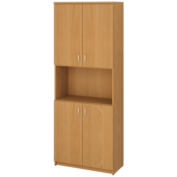 Шкаф закрытый с нишей Этюд 2593 768x370x1994 (Бук Бавария)