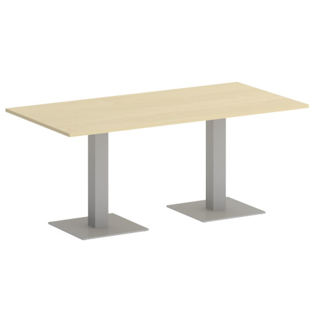 Стол прямоугольный VR.SP-5-180.2 1800x900x750 (Клен/Серый Металл)