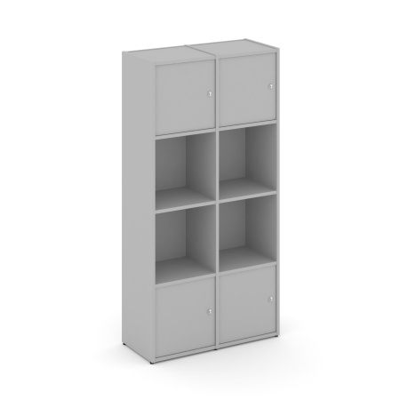 Стеллаж Locker Plus LK.K-005 798x350x1593 (Серый)