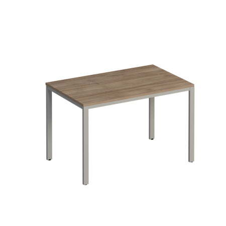 Стол письменный на металлокаркасе  Комфорт МП2 К 181 1200x750x750 (Дуб шамони темныйСерый)