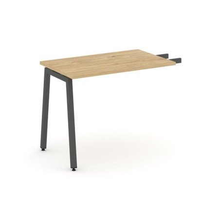 Брифинг-приставка SN-4A.BR-004 (1180х600х750) (Тиквуд Светлый/Металл Антрацит)