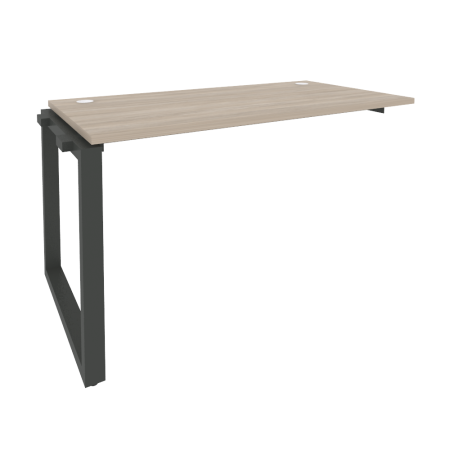 Наборный элемент рабочей станции на О-образном м/к Onix O.MO-1.NRS-3.7 1380x720x750 (Дуб Аттик/Черный металл)