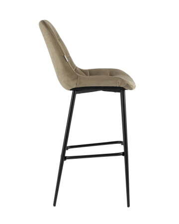 Стул барный Флекс велюр капучино (Стул барный Флекс капучино)