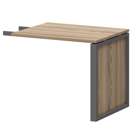 Конференц-приставка Аргентум-М НТМ-709 900x730x750 (Дуб сафари/Антрацит)