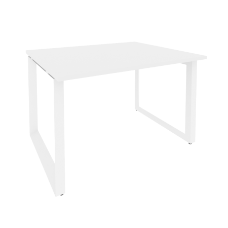 Стол переговорный Onix O.MO-PRG-1.2 1180x980x750 (Белый Бриллиант/Белый Металл)