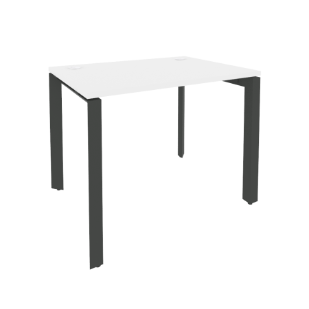 Стол рабочий на П-образном м/к Onix O.MP-SP-1.7 980x720x750 (Белый Бриллиант/Черный металл)