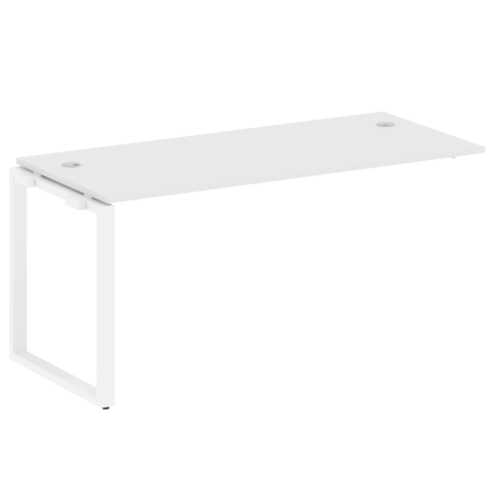 Проходной наборный элемент рабочей станции Metal System Style БО.ПРС-СП-1.4 1600x720x750 (Белый/Белый металл)