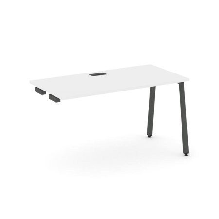 Стол-приставка к опорным элементам SN-4A.OPRS-014 (1580х700х750) (Белый/Металл Антрацит)