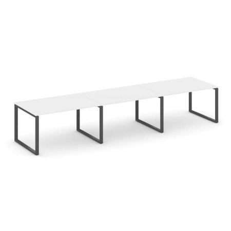 Стол переговорный SN-6O.SPRG-023.3 (4410х980х750) (Белый/Металл Антрацит)