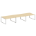Рабочая станция Metal System Style БО.СМ-6.4 4800x1475x750 (Дуб Наварра/Серый металл)