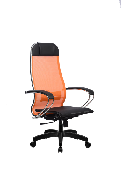 Кресло для руководителя Метта МЕТТА-4(MPRU)/подл.131/осн.001 (Оранжевый)