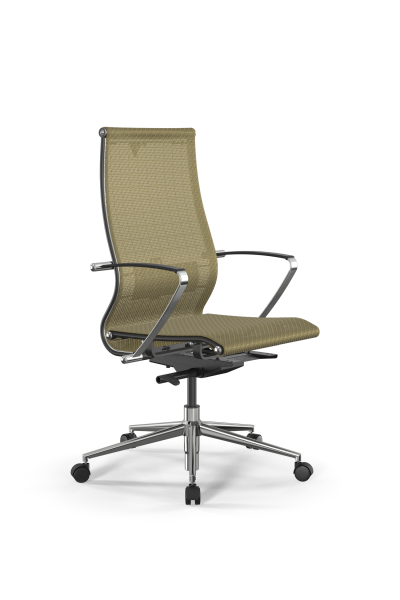 Кресло для руководителя Метта SynchroSit 10 B2-107K - T /Km00/Nb00/K5cL(M23.B23.G18.W02) (Золотой)