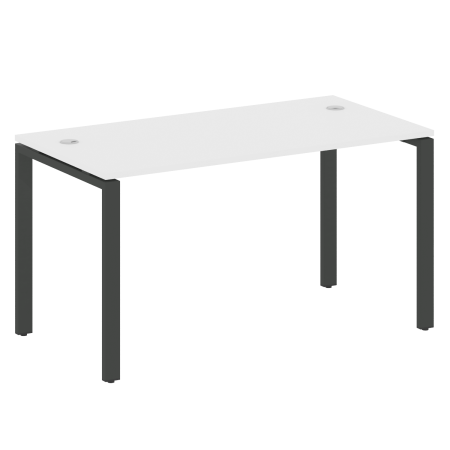 Стол письменный Metal System Style БП.СП-3 1400x720x750 (Белый/Антрацит металл)