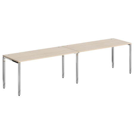 Стол двойной Xten Gloss XGWST 3270.1 3206x700x750 (Бук тиара)