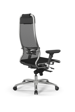 Кресло для руководителя Метта Samurai L1-1D - TS /Uc00/Nc00/D13P(M06.B31.G04.W03) (Черный)