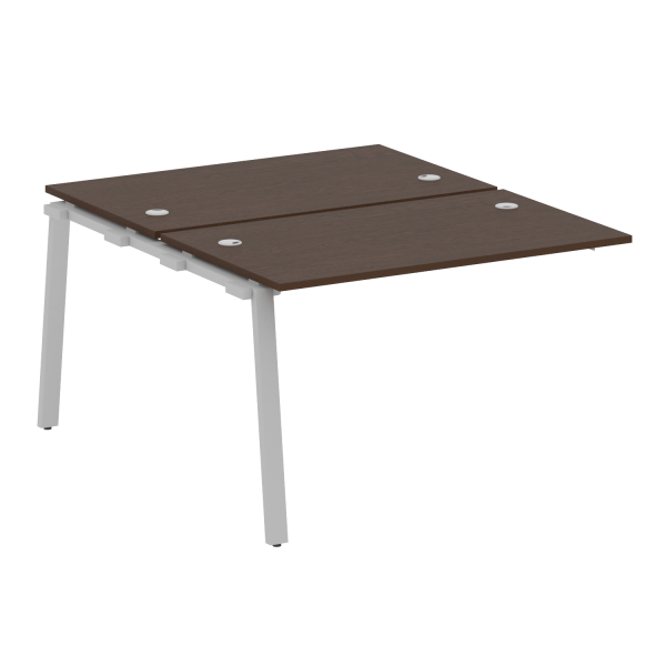 Проходной наборный элемент рабочей станции Metal System Style БА.ПРС-СП-2.2 1200x1475x750 (Венге Цаво/Серый металл)