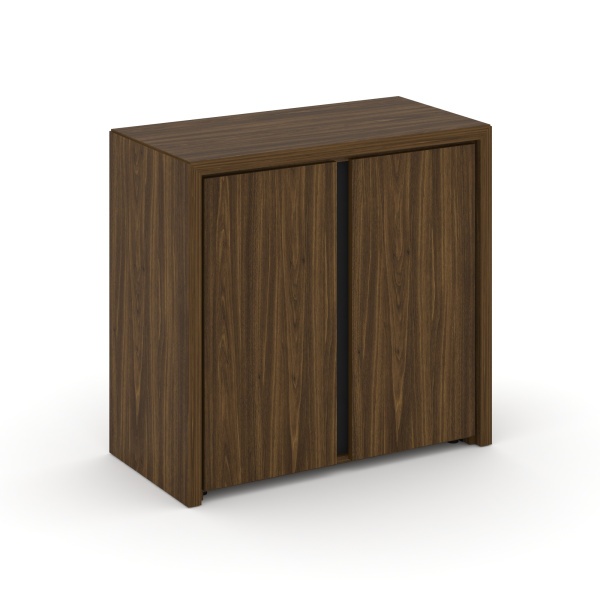 Шкаф низкий широкий Corner COR.ST-3.1 (900x450x845) (Орех Лоренцо-Графит)