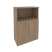 Шкаф средний широкий Onix O.ST-2.1 800x420x1207 (Тиквуд Светлый)
