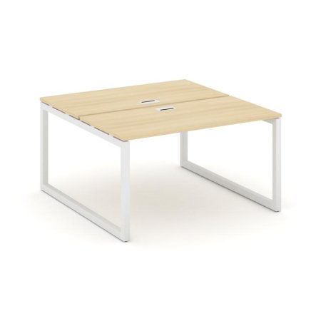 Рабочая станция 2-х сторонняя SN-5O.DRS-013 (1380х1432х750) (Акация Лорка/Металл Белый)