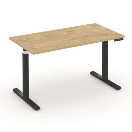 Стол электроподъемный MV.SE-3.7 1380x720x720-1190 (Тиквуд Светлый/Черный металл)