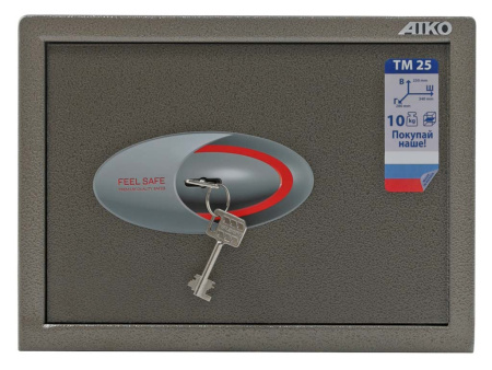 Офисный сейф AIKO TM-25 (Серый)