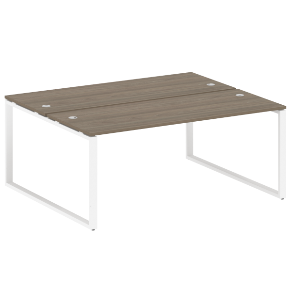 Рабочая станция Metal System Style БО.РАС-СП-2.5 1800x1475x750 (Вяз/Белый металл)