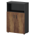 Шкаф Смарт СМШ-38Д2 Тип1 792x380x1214 (Графит/Таксония)