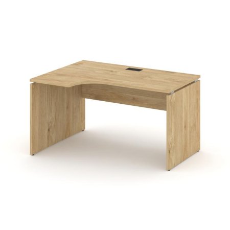 Стол рабочий эргономичный SN-D.SPA-002(L) (1580х600/980х750) (Тиквуд Светлый)