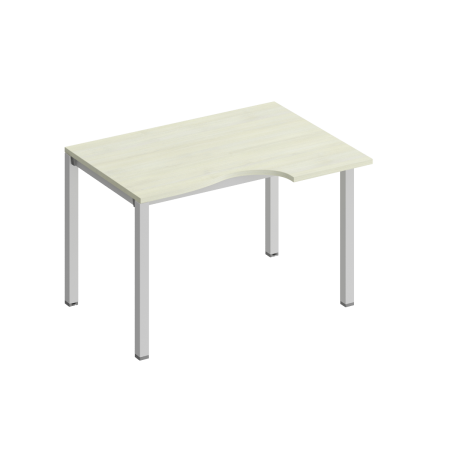 Стол эргономичный правый на металлокаркасе КФ Комфорт КФ К.1136 1200x900x750 (Дуб шамони светлыйСерый)