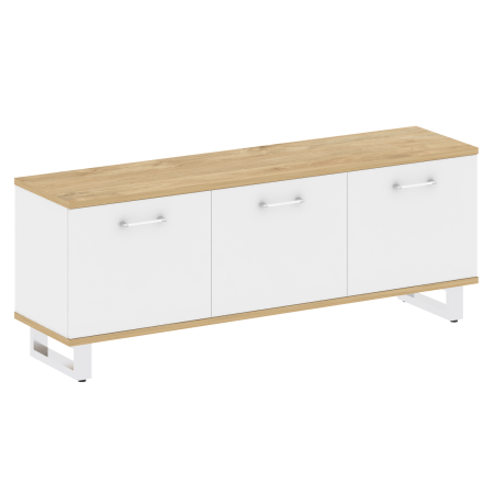 Греденция большая Shift SK.GR-B (1797x450x680) (Тиквуд Светлый-Белый Бриллиант)