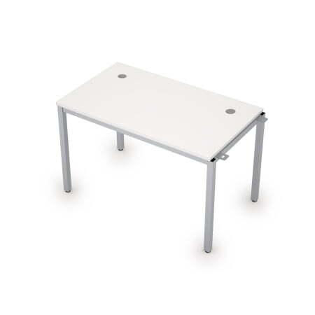 6МБН.178 Линейные бенч-системы, начальный модуль (1200x700x750) (Белый/Алюминий матовый)