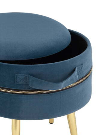 Пуф Тильда велюр сине-зеленый (Пуф Тильда сине-зеленый)