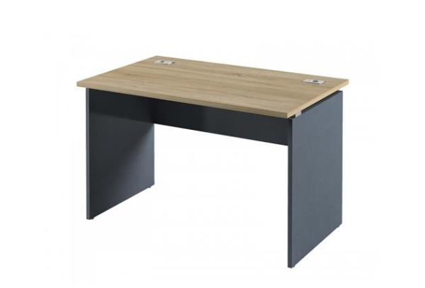 Стол письменный с заглушками Инновация I-22 1200х750х750 (Дуб сонома/Антрацит)