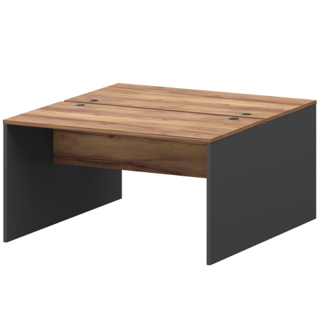 Бенч двойной Смарт СМСР25-2.14.60 1400x1236x750 (Графит/Таксония)