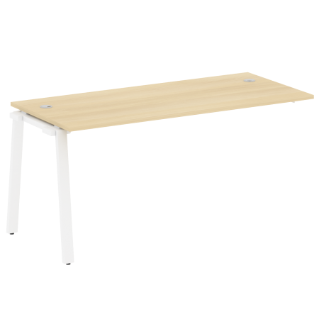 Проходной наборный элемент рабочей станции Metal System Style БА.ПРС-СП-1.4 1600x720x750 (Акация/Белый металл)