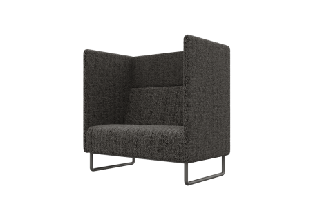 Диван одноместный BROS-1 (Ness 012/Металл Черный)