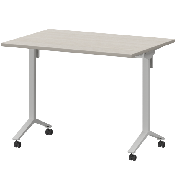 Стол мобильный складной Моби МБ22-100.70 1000x700x750 (Ясень шимо/Белый)