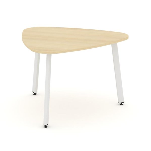 Стол переговорный SN-6.SPRG-71.3 (1200х1200х750) (Акация Лорка/Металл Белый)