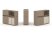 Тумба двойная + низкая надставка ES.NB.2N-19 (1500х410х1135) (Латте/Тиквуд Светлый)