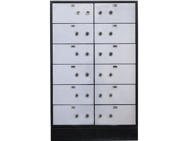 Блок депозитных ячеек VALBERG DB-12S.DGL (Серый/Графит)