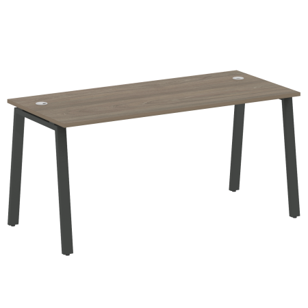 Стол письменный Metal System Style БА.СП-4 1600x720x750 (Вяз/Антрацит металл)