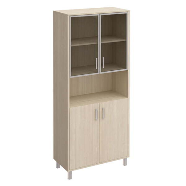 Шкаф двери стекло в рамке без замка ниша Борн B 430-823 900x450x2074 (Дуб шамони)