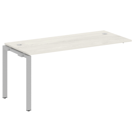 Проходной наборный элемент рабочей станции Metal System Style БП.ПРС-СП-1.4 1600x720x750 (Дуб Наварра/Серый металл)