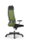 Кресло для руководителя Метта Sit 10 B1-111T - X2+UMF(X1) /Ub00/Wh00/T1bp-b(M09.B02.G15.W01) (Зеленый | Черный)