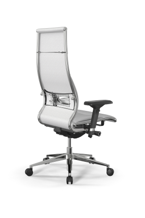 Кресло для руководителя Метта Samurai L1-10D - Infinity /Kc06/Nc06/D04P(M26.B32.G25.W03) (Белый)