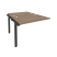 Наборный элемент рабочей станции на м/к Onix O.M-2.NRS-1.7 980x1475x750 (Тиквуд Темный/Белый Металл)